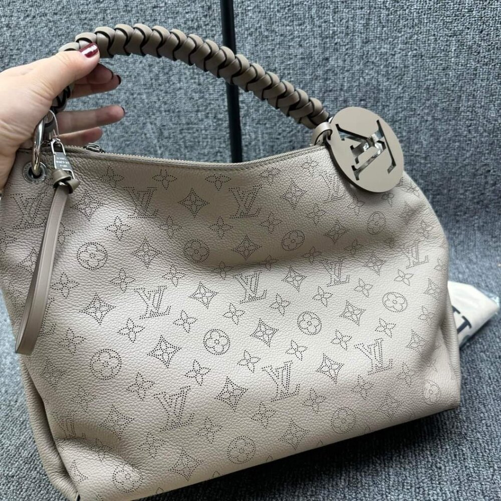100% Authentic Louis Vuitton Beaubourg Monogram Leather Satchel Bag - Picture 2 of 14